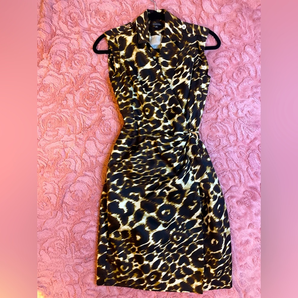 Printed rap dress